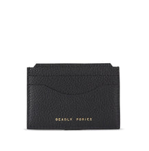 Load image into Gallery viewer, Deadly Ponies Card File - Black Wallet Deadly Ponies