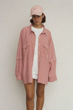 Load image into Gallery viewer, Commonplace Classico Overshirt - Pink/Red | PRE ORDER Nov  Hyde Boutique   
