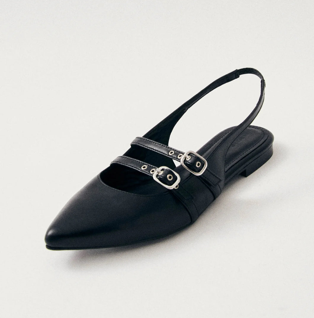 Alohas Wren Leather Pumps - Black  Hyde Boutique   