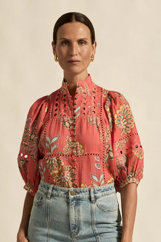 Zoe Kratzmann Cabaret Top - Kgari Melon Hyde Boutique