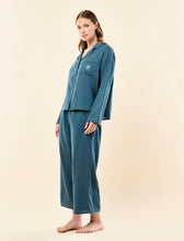 Load image into Gallery viewer, Papinelle x Karen Walker Runaway Girl Crop PJ - Teal
