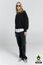 Load image into Gallery viewer, Karen Walker Runaway Girl Cotton Crewneck Sweatshirt - Black Arriving Friday
