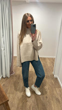 Load image into Gallery viewer, Aleger N.325 Cashmere Blend Chunky Polo - Shell Beige Arriving Early March Hyde Boutique
