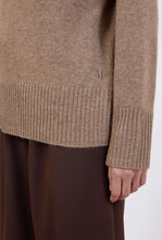 Load image into Gallery viewer, Marlow Cashmere Funnel Neck - Nutmeg Hyde Boutique

