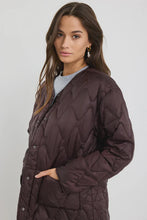 Load image into Gallery viewer, Stories Be Told Frankly Puffer Jacket - Chocolate
