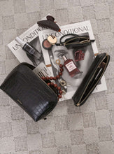 Load image into Gallery viewer, SABEN Tate Pouch - Black Croc
