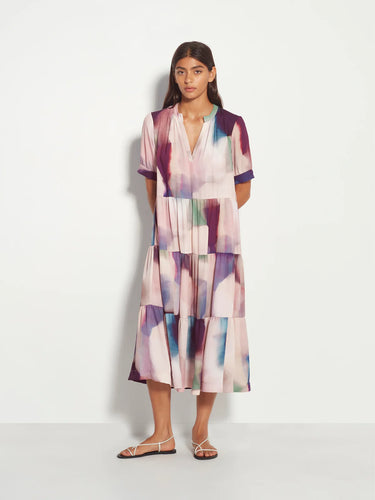 Juliette Hogan Eternal Tunic Dress - Prism Illuminate Crepe  Hyde Boutique   