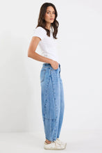 Load image into Gallery viewer, Among The Brave Graduate non-Stretch Barrel Jeans - 90’s Blue

