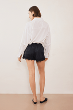 Load image into Gallery viewer, Commonplace Evie Lace Jacquard Mini Short - Black
