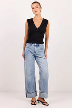 Load image into Gallery viewer, Among The Brave Emerge Blue Turn Up Long Jeans - Washed Out Blue Arriving Saturday
