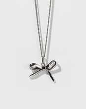 Load image into Gallery viewer, Meadowlark Bow Charm Necklace - Sterling Silver Hyde Boutique
