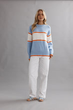 Load image into Gallery viewer, Caitlin Crisp Club CC Stripe Jumper - Tangerine Stripe Caitlin Crisp
