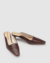 Load image into Gallery viewer, Chaos &amp; Harmony Zena Mule - Brown Croc  Hyde Boutique   
