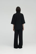 Load image into Gallery viewer, Rebe Cotton Zip Sweater - Black Hyde Boutique
