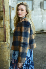 Load image into Gallery viewer, Coop by Trelise Cooper Crazy Fur You Jacket - Navy Check Hyde Boutique
