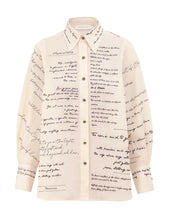 Load image into Gallery viewer, Zimmermann Dream Embroidered Shirt - Cream Poem
