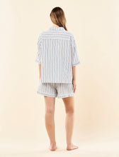 Load image into Gallery viewer, Papinelle x Karen Walker Seersucker Stripe Boxer PJ - Sky Blue
