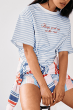 Load image into Gallery viewer, Commonplace Morale T-Shirt - Baby Blue Hyde Boutique
