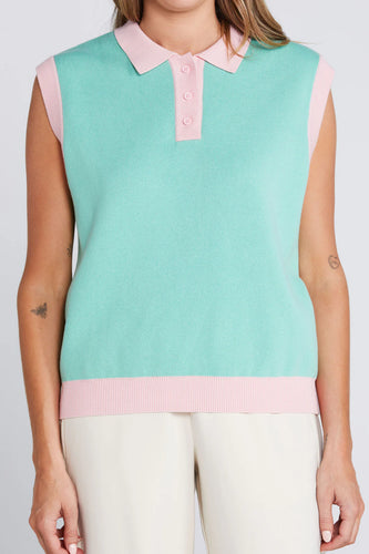 Thing Thing Fairway Polo - Soft Sage Hyde Boutique