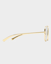 Load image into Gallery viewer, Luv Lou The Carter Sunglasses - Light Gold Sunglasses Luv Lou
