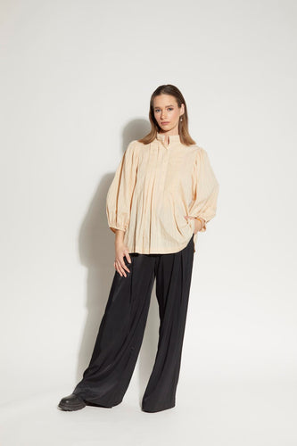 Loughlin Bond Pant - Black Satin  Hyde Boutique   