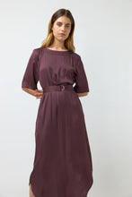 Load image into Gallery viewer, Kate Sylvester Embla Shift Dress - Aubergine  Hyde Boutique   
