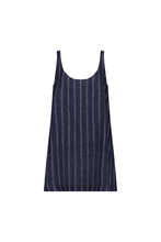Load image into Gallery viewer, Commonplace Palermo Low Back Dress - Navy/White Stripe Hyde Boutique
