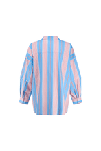 Load image into Gallery viewer, Commonplace Eastern Shirt - Baby Blue/Pink Hyde Boutique
