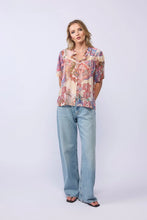 Load image into Gallery viewer, Drama The Label Dalila Top - Pink Paisley
