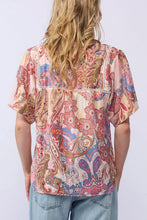 Load image into Gallery viewer, Drama The Label Dalila Top - Pink Paisley
