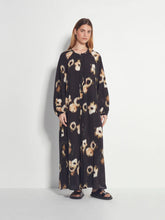 Load image into Gallery viewer, Juliette Hogan Tuscany Dress - Noir Wildflower Silk  Mrs Hyde Boutique   
