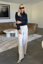 Load image into Gallery viewer, Zoe Kratzmann Plume Jacket - Midnight Check Apparel > Women > Clothing > Jackets > Bouclé Jackets > Cropped Jackets > Zoe Kratzmann Hyde Boutique
