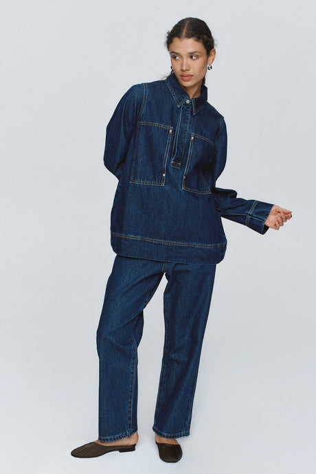 Marle Elka Shirt - Washed Indigo Hyde Boutique