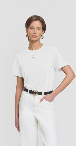 Viktoria & Woods V&W Cut Out Tee - Ivory Hyde Boutique