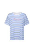 Load image into Gallery viewer, Commonplace Morale T-Shirt - Baby Blue Hyde Boutique
