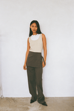 Load image into Gallery viewer, Commonplace Millie Double Layer Tank - Sand/White Hyde Boutique
