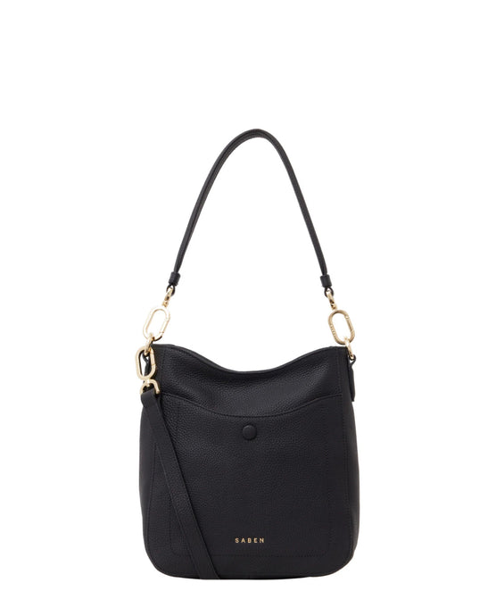 Saben Rosie Shoulder Bag - Black Pebble Hyde Boutique