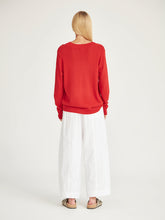Load image into Gallery viewer, Sills Carnival V Neck Sweater - Scarlet
