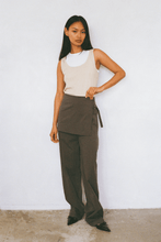 Load image into Gallery viewer, Commonplace Millie Double Layer Tank - Sand/White Hyde Boutique
