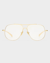 Load image into Gallery viewer, Luv Lou The Carter Blue Light Glasses - Gold Eyewear Luv Lou
