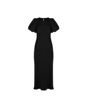 Load image into Gallery viewer, Ruby Kendall Satin Dress - Espresso  Hyde Boutique   
