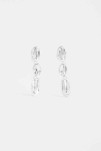 Elk Delaa Drop Earring - Silver Hyde Boutique