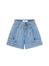 Load image into Gallery viewer, Kivari Celene Denim Short - Stonewash Blue Arriving This Week
