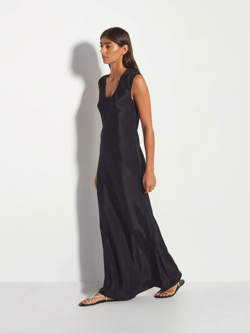 Juliette Hogan Kenna Dress - Black Silk CDC  Mrs Hyde Boutique   