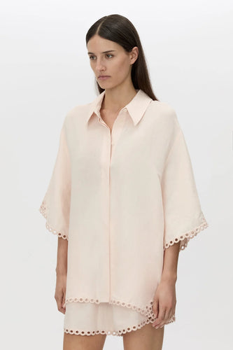 Camilla and Marc Lolani Shirt - Soft Pink Hyde Boutique