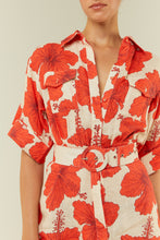 Load image into Gallery viewer, Palm Noosa Camelia Dress - Red Hibiscus  Hyde Boutique   
