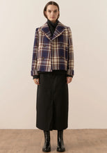 Load image into Gallery viewer, Pol Holland Pea Coat - Check  Hyde Boutique   
