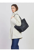 Load image into Gallery viewer, SABEN Walker Tote Black Recycled Nylon
