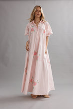 Load image into Gallery viewer, Caitlin Crisp Horizon Shirt Dress - Blooming Bud
