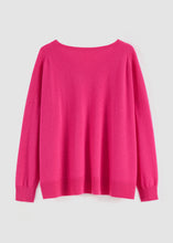 Load image into Gallery viewer, Aleger N.21 Cashmere Blend Classic V - Pink Flash Apparel >Women > Clothing > Knitwear > Jumpers > V Neck Jumpers > Aleger Hyde Boutique
